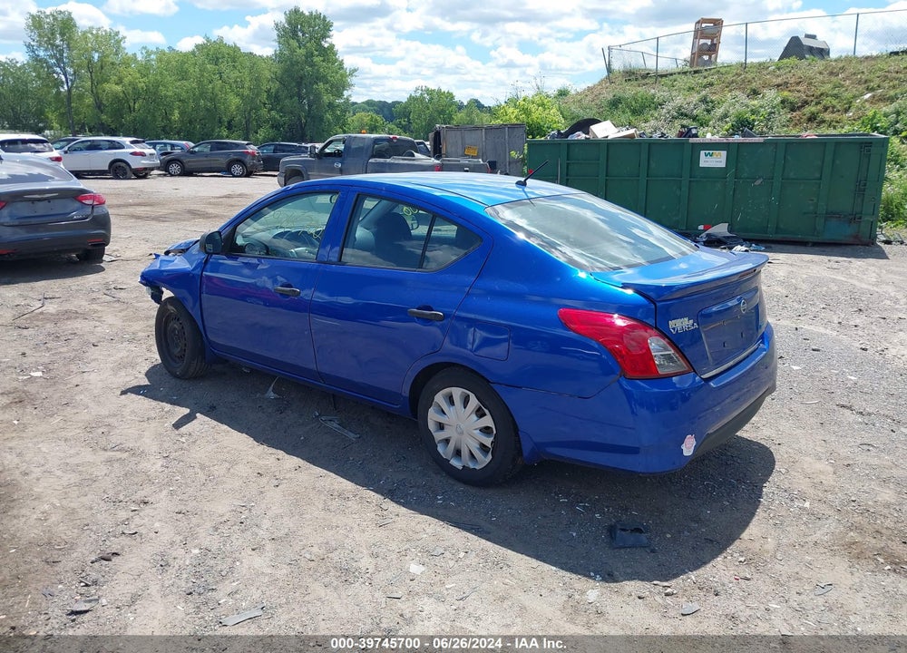 2015 NISSAN VERSA 1.6 S+ VIN: 3N1CN7AP6FL834792