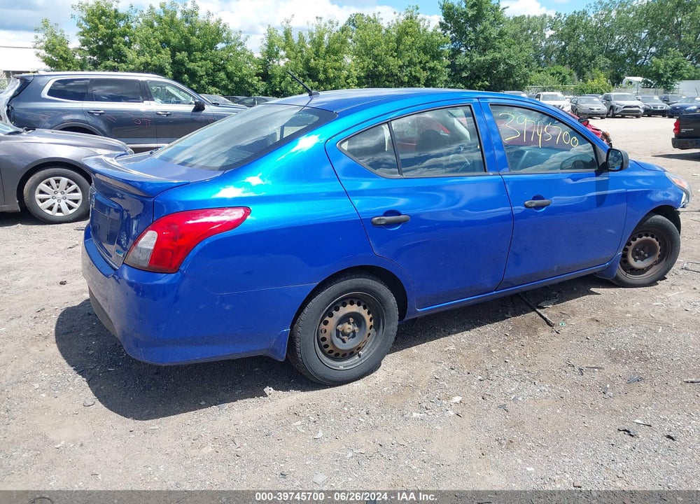 2015 NISSAN VERSA 1.6 S+ VIN: 3N1CN7AP6FL834792