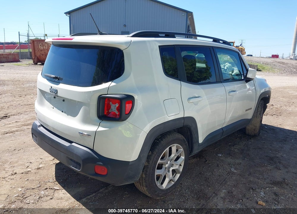 2015 JEEP RENEGADE LATITUDE VIN: ZACCJABTXFPB42687