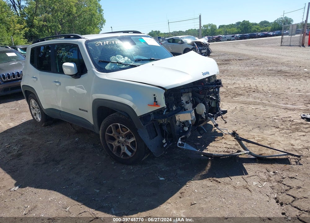 2015 JEEP RENEGADE LATITUDE VIN: ZACCJABTXFPB42687