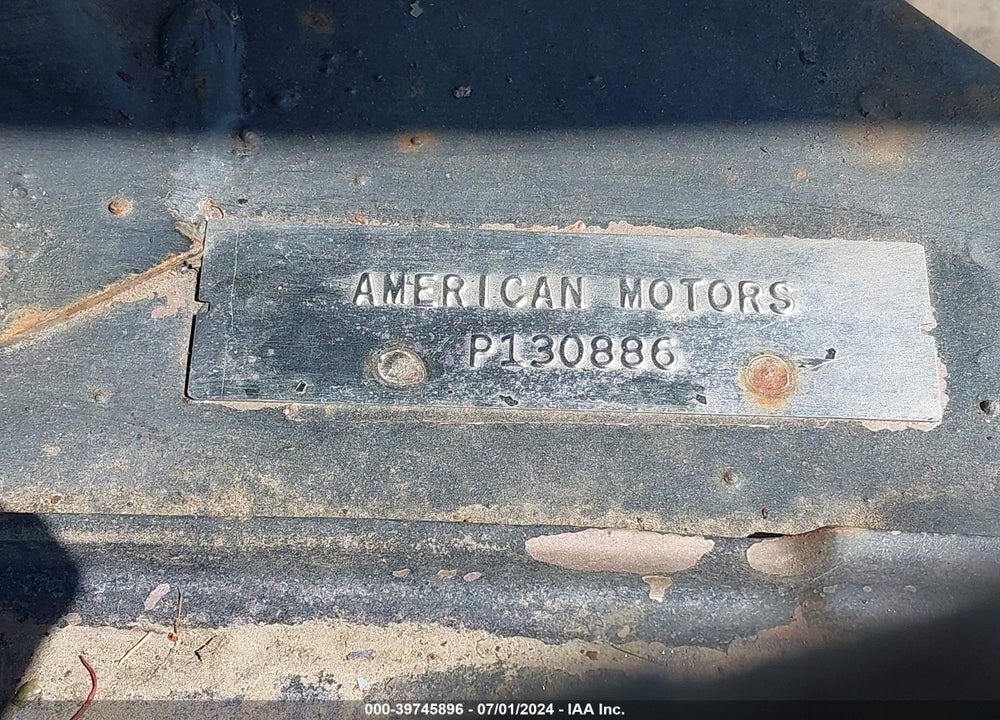 1965 RAMBLER AMERICAN 440 VIN: 0000000000P130886
