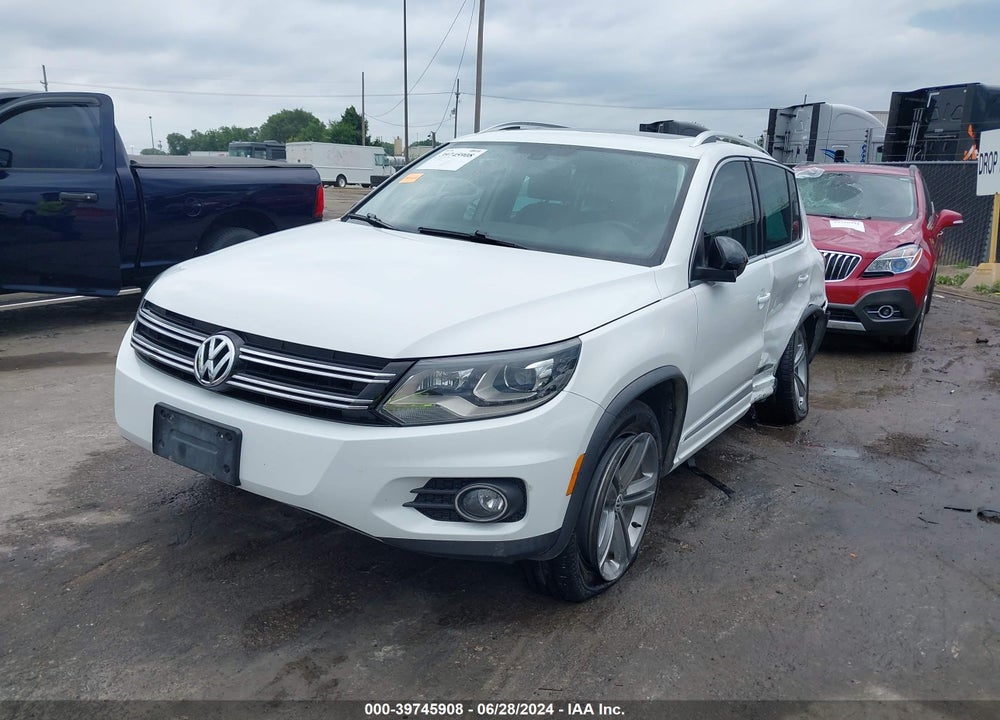 2017 VOLKSWAGEN TIGUAN 2.0T SPORT VIN: WVGUV7AX0HK015407