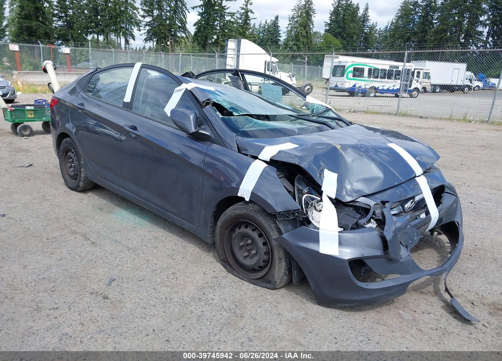 2012 HYUNDAI ACCENT GLS VIN: KMHCT4AE8CU178169