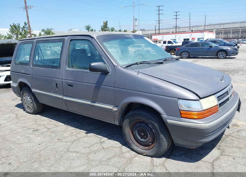 1992 DODGE CARAVAN VIN: 2B4GH2539NR650784