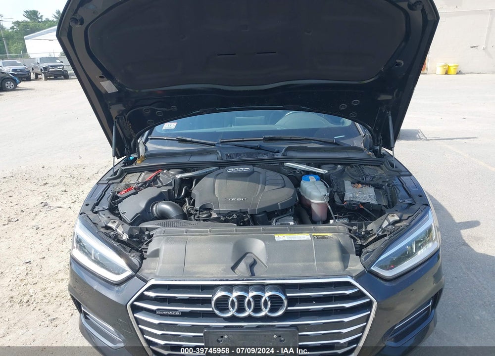 2018 AUDI A5 2.0T PREMIUM VIN: WAUBNCF52JA009712