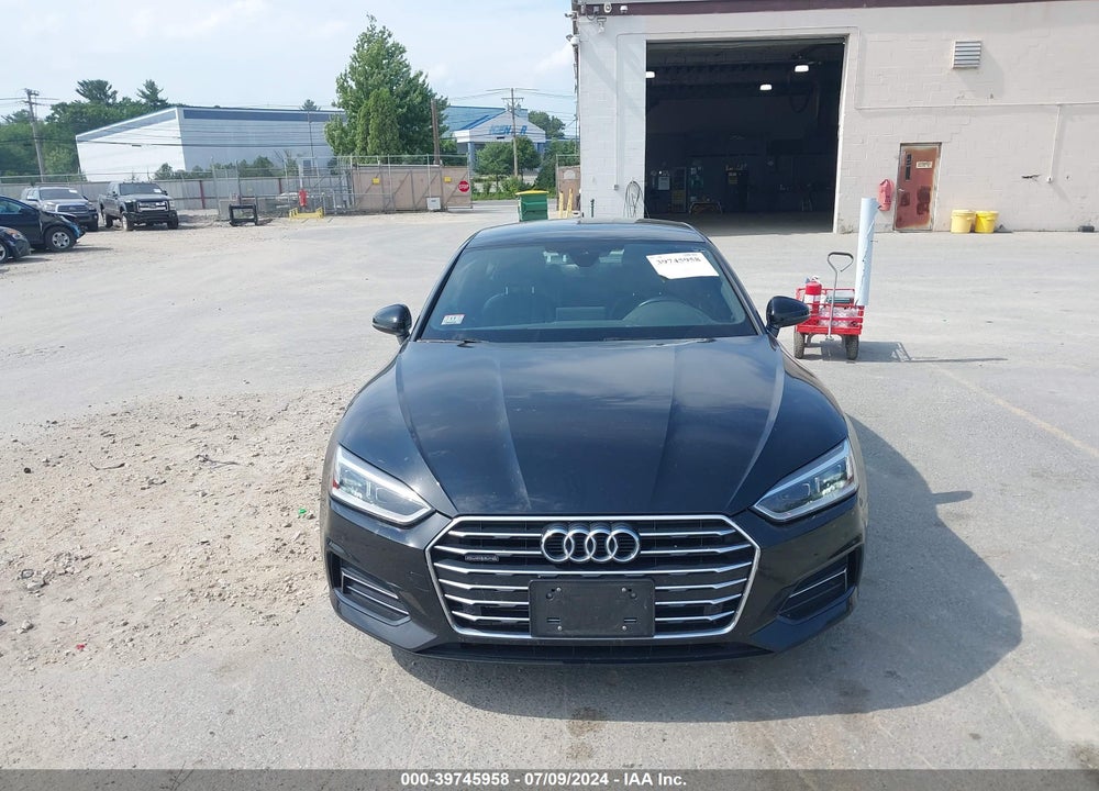 2018 AUDI A5 2.0T PREMIUM VIN: WAUBNCF52JA009712