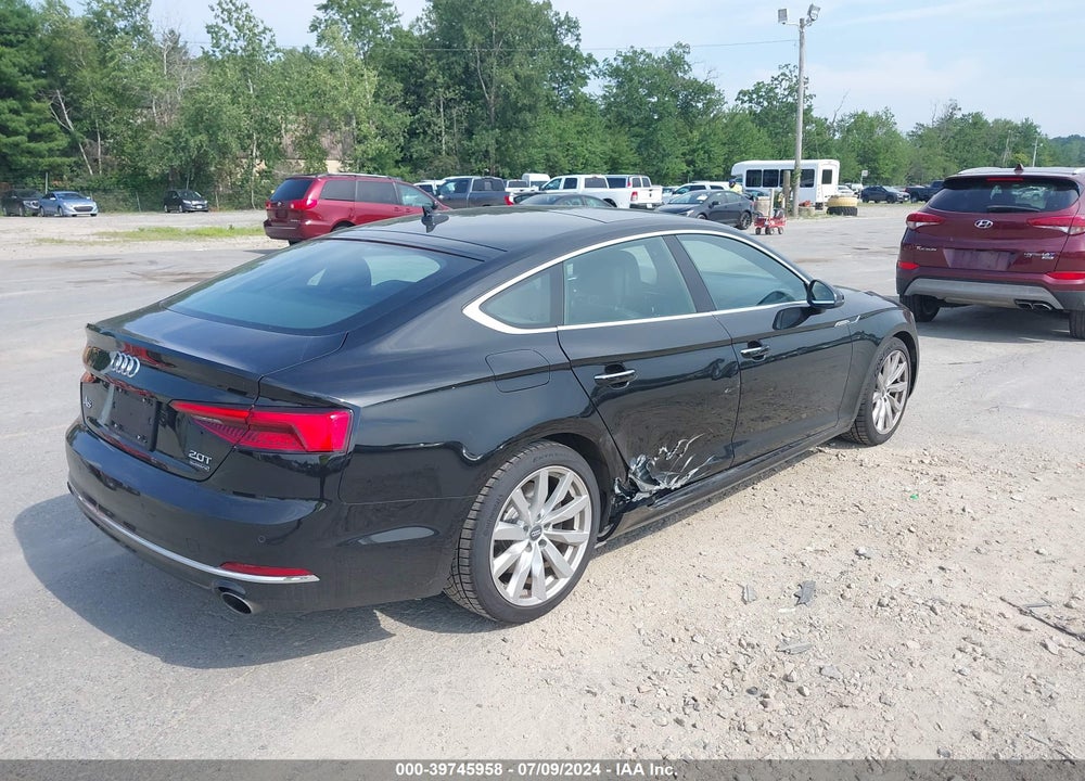 2018 AUDI A5 2.0T PREMIUM VIN: WAUBNCF52JA009712