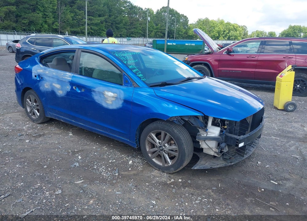 2018 HYUNDAI ELANTRA SEL VIN: 5NPD84LF6JH246766