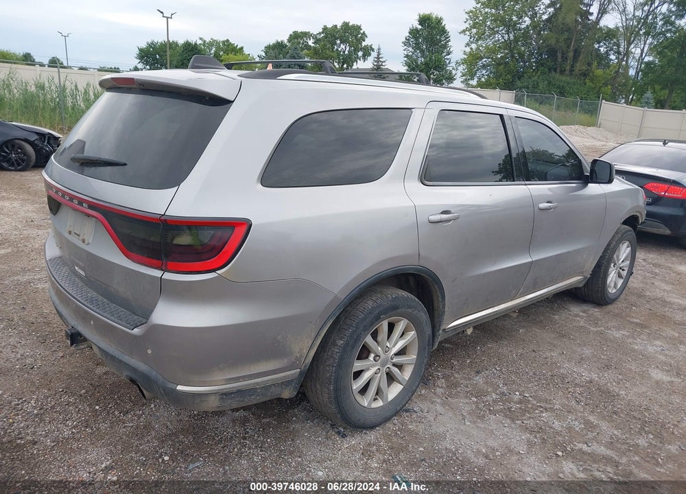 2014 DODGE DURANGO SXT VIN: 1C4RDJAG6EC383073