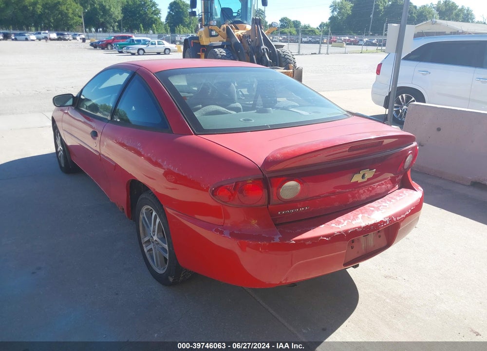 2004 CHEVROLET CAVALIER VIN: 1G1JC12F747208899