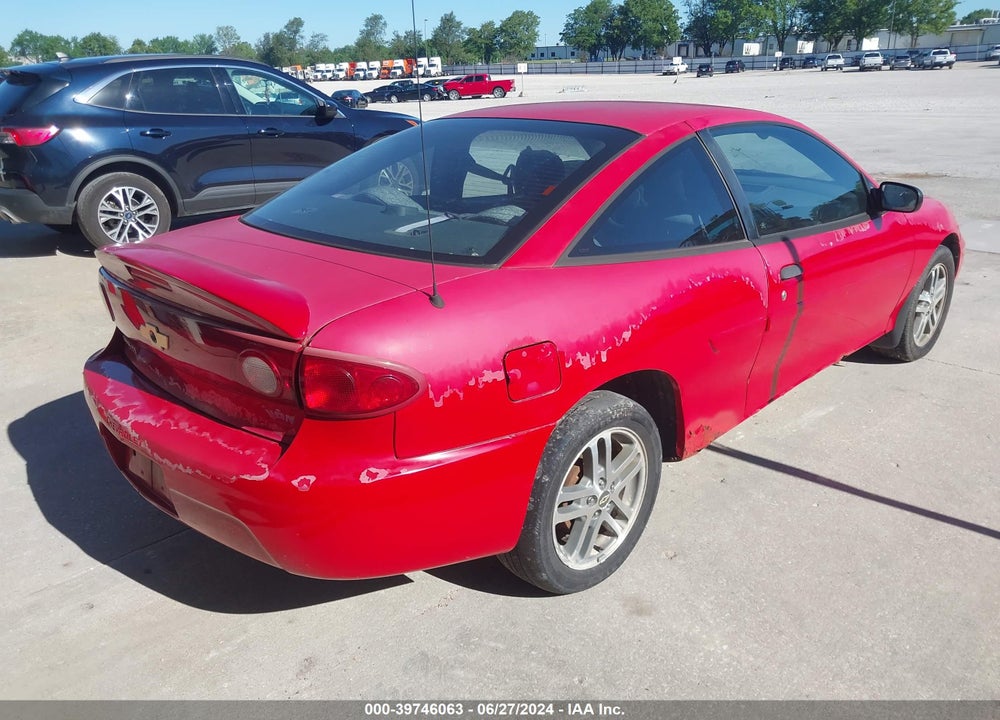 2004 CHEVROLET CAVALIER VIN: 1G1JC12F747208899