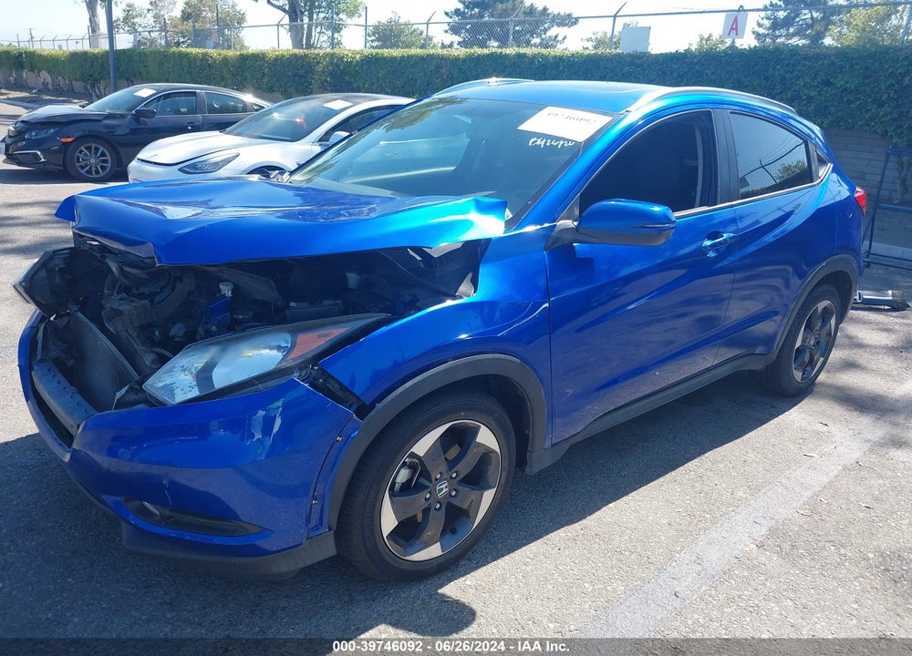 2018 HONDA HR-V EX-L VIN: 3CZRU5H78JM701310