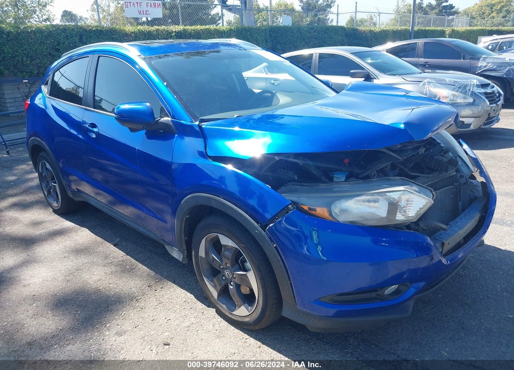 2018 HONDA HR-V EX-L VIN: 3CZRU5H78JM701310