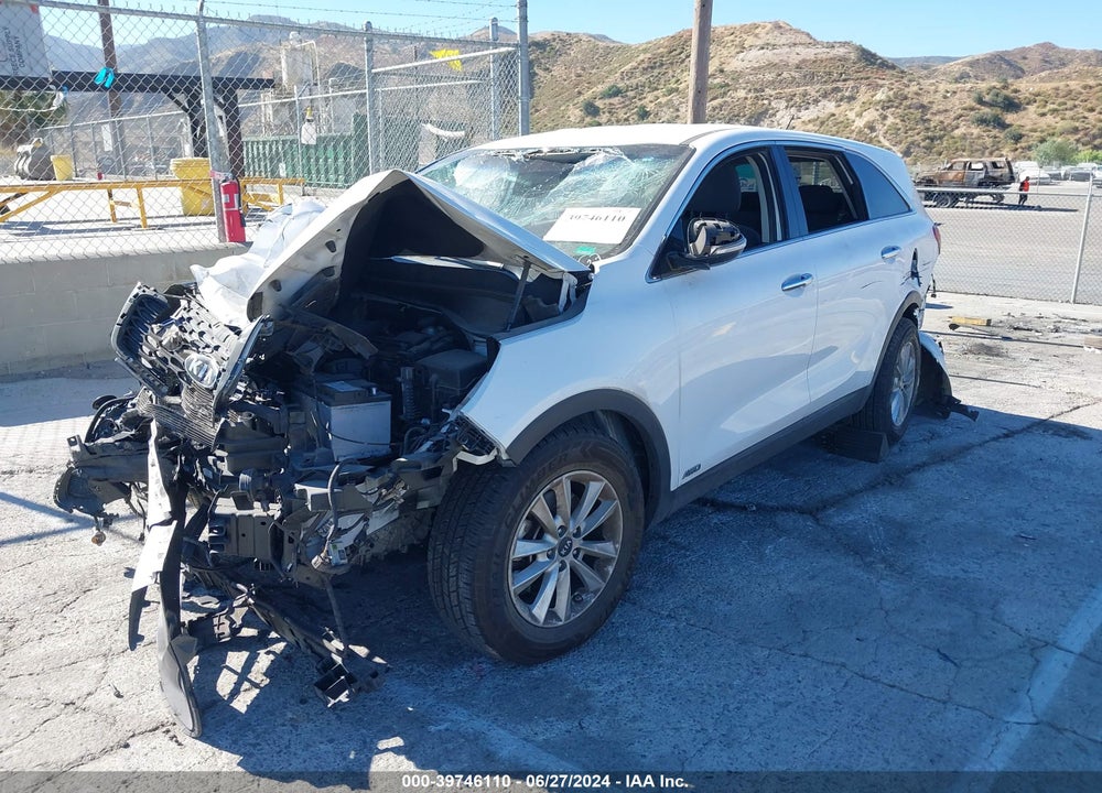 2019 KIA SORENTO 3.3L LX VIN: 5XYPGDA51KG463614