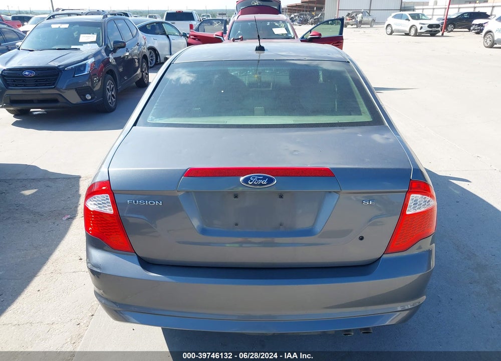 2012 FORD FUSION SE VIN: 3FAHP0HA6CR107396