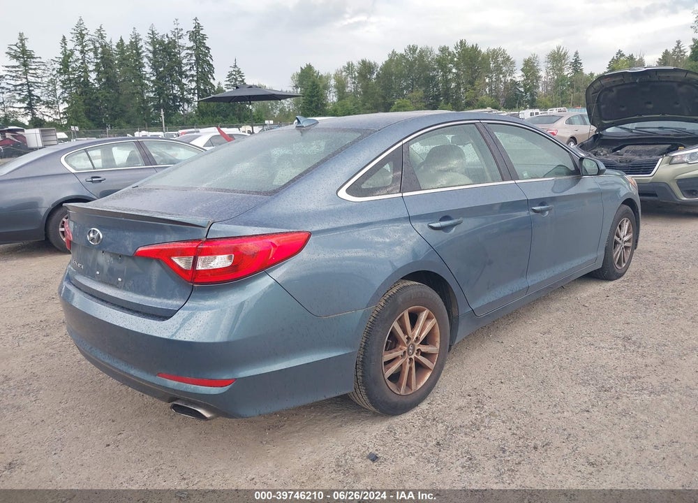 2016 HYUNDAI SONATA SE VIN: 5NPE24AF7GH272505