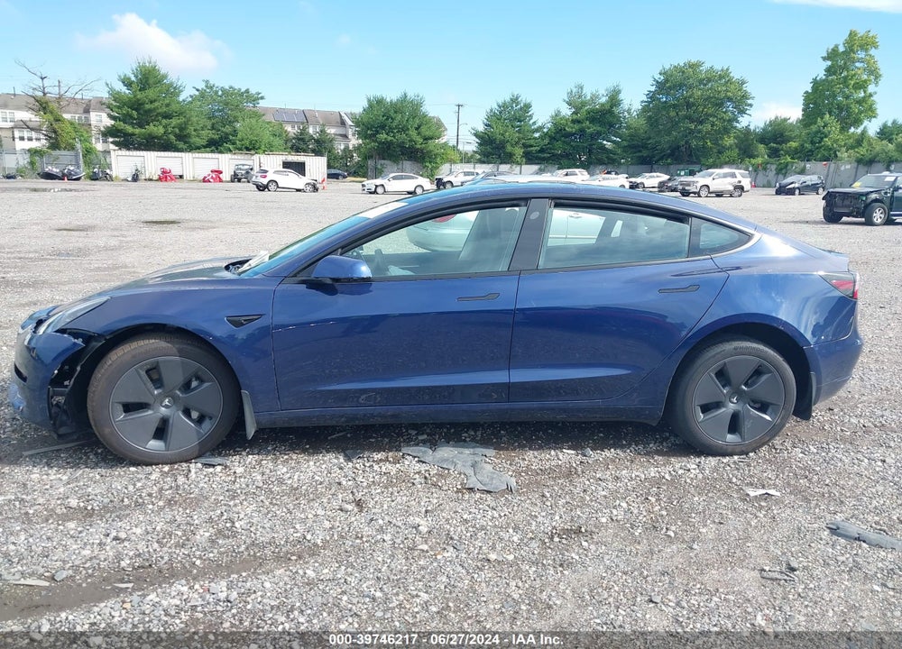 2023 TESLA MODEL 3 LONG RANGE DUAL MOTOR ALL-WHEEL DRIVE VIN: 5YJ3E1EBXPF633762