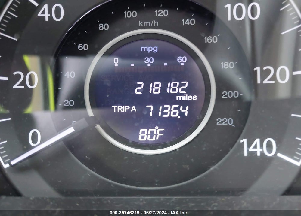 2013 HONDA CR-V EX-L VIN: 2HKRM3H74DH504719