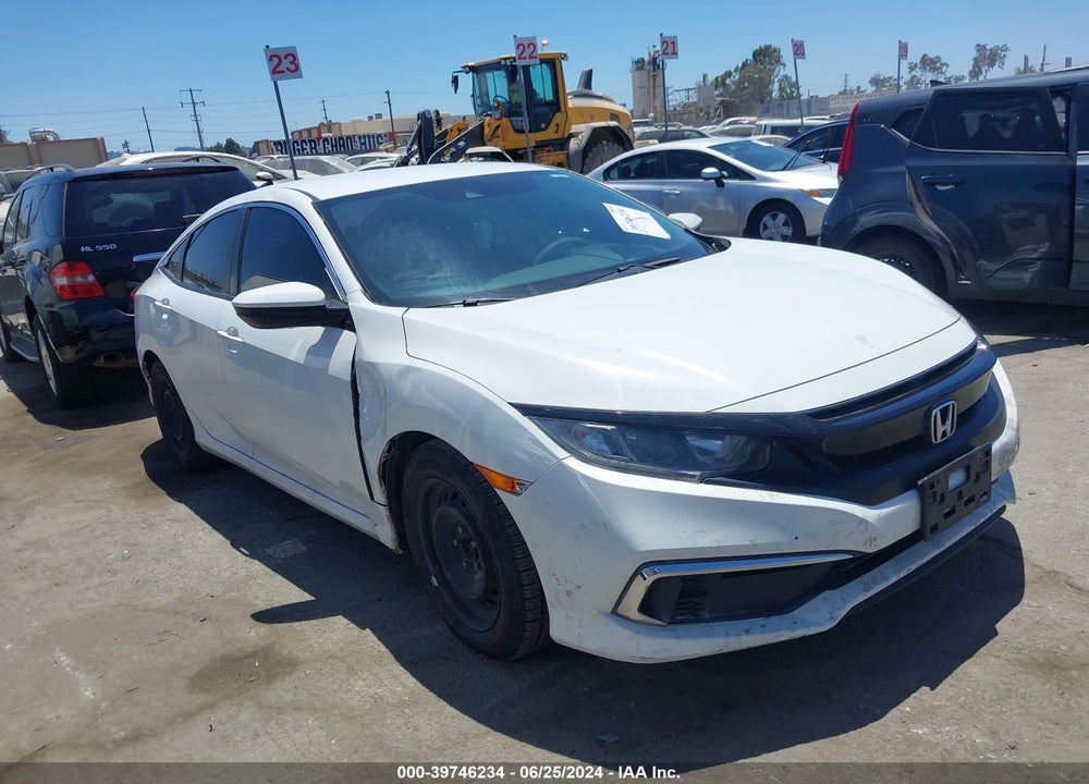 2019 HONDA CIVIC LX VIN: 19XFC2F66KE208497