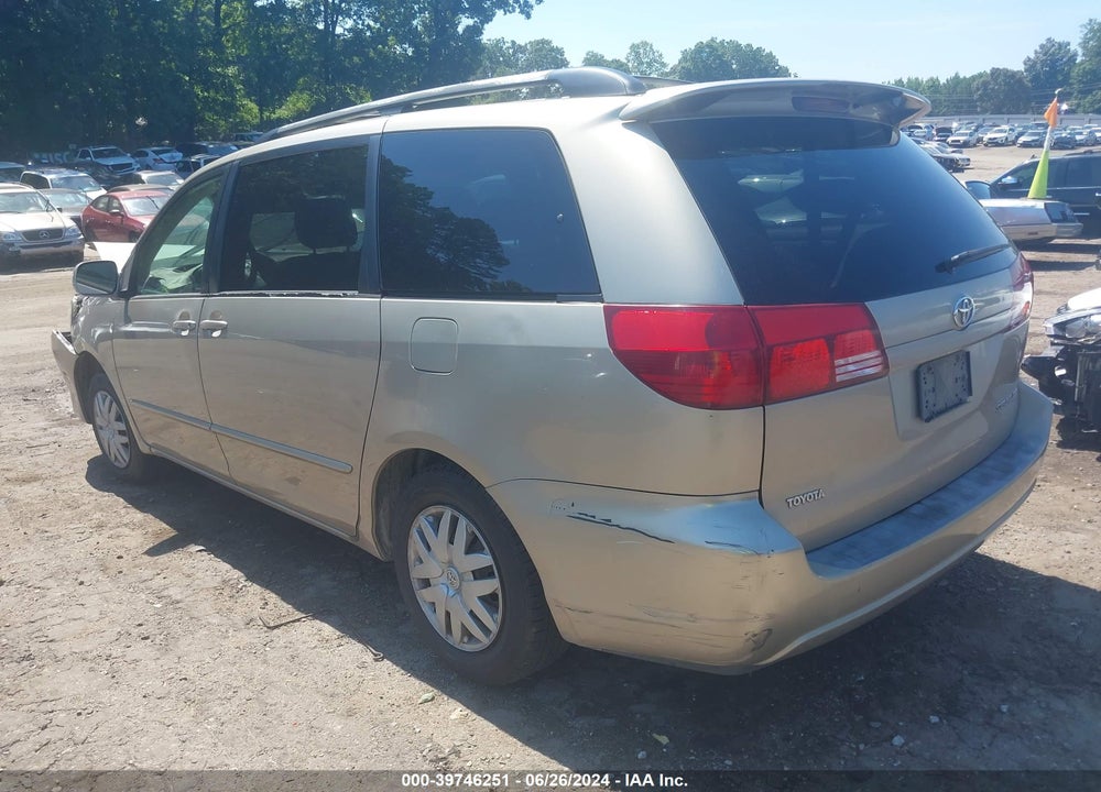 2005 TOYOTA SIENNA XLE VIN: 5TDZA22C05S226048