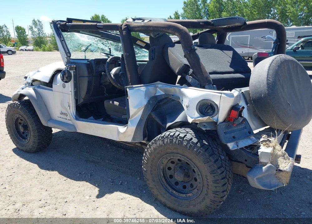 2004 JEEP WRANGLER X VIN: 1J4FA39S14P787741