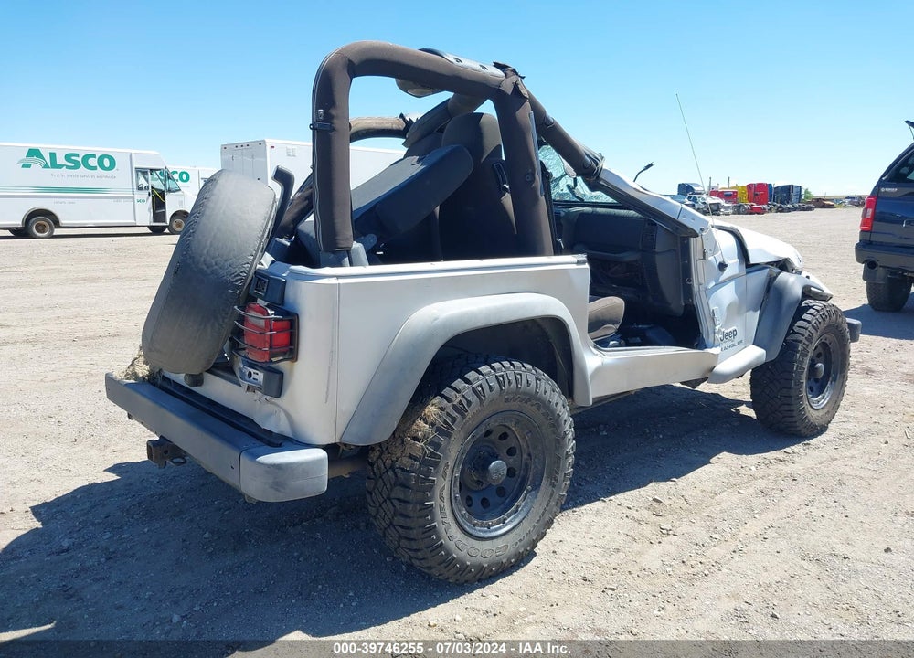 2004 JEEP WRANGLER X VIN: 1J4FA39S14P787741