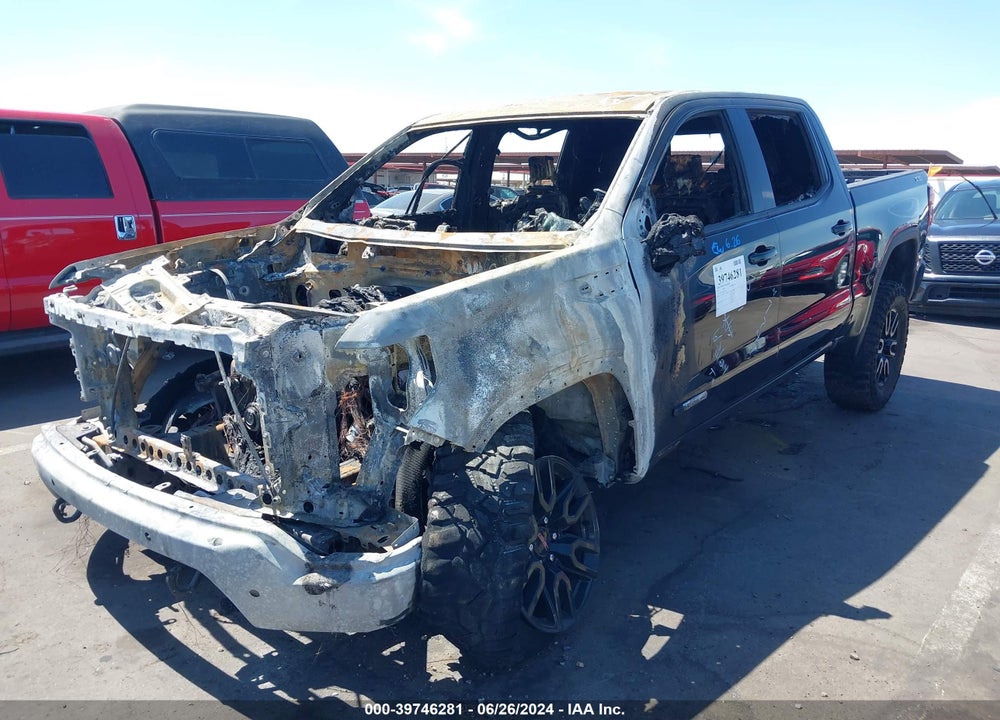 2021 GMC SIERRA 1500 4WD SHORT BOX ELEVATION VIN: 3GTU9CED2MG257747