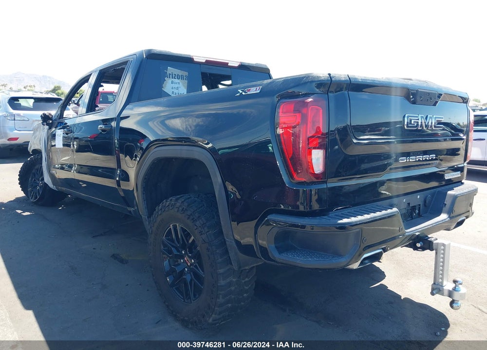 2021 GMC SIERRA 1500 4WD SHORT BOX ELEVATION VIN: 3GTU9CED2MG257747