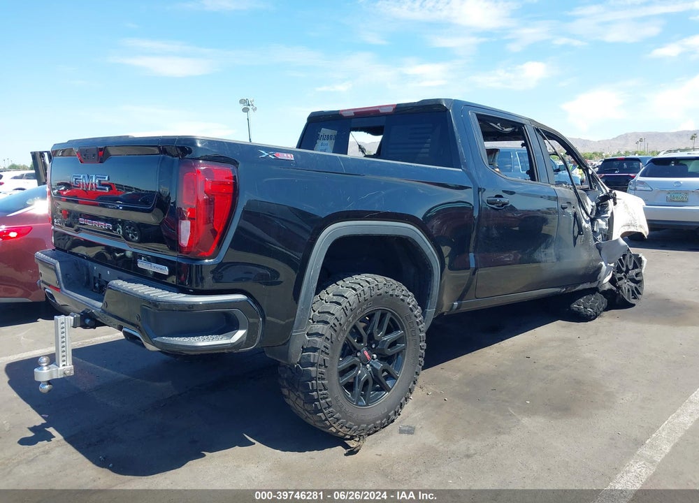 2021 GMC SIERRA 1500 4WD SHORT BOX ELEVATION VIN: 3GTU9CED2MG257747