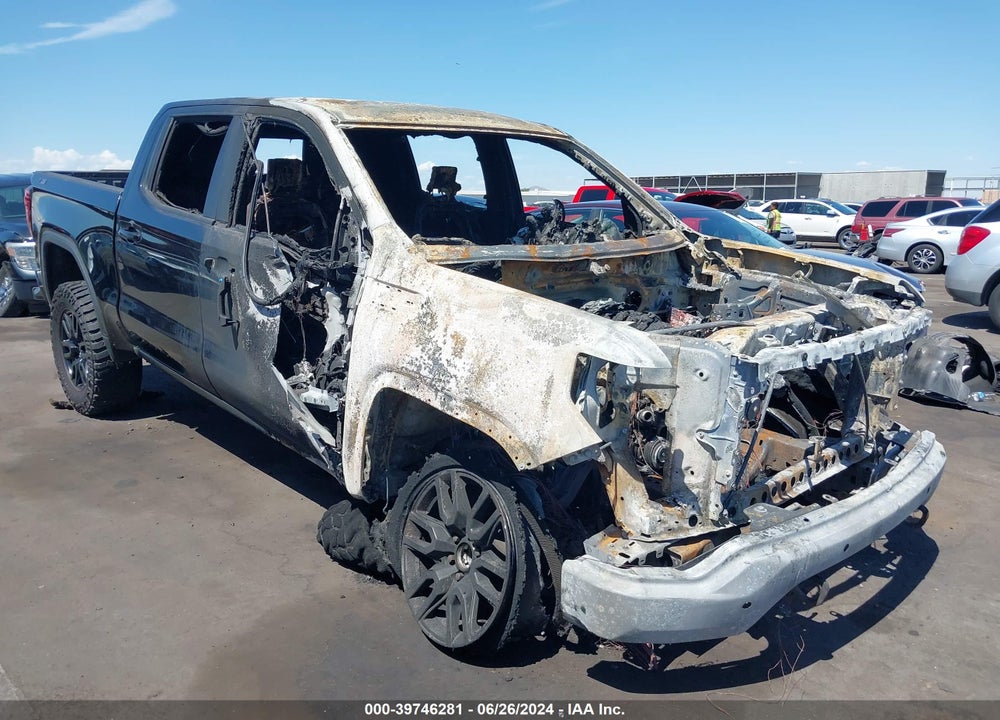 2021 GMC SIERRA 1500 4WD SHORT BOX ELEVATION VIN: 3GTU9CED2MG257747