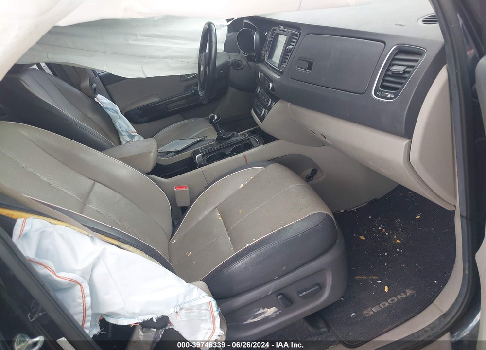 2015 KIA SEDONA SX VIN: KNDMC5C18F6048717