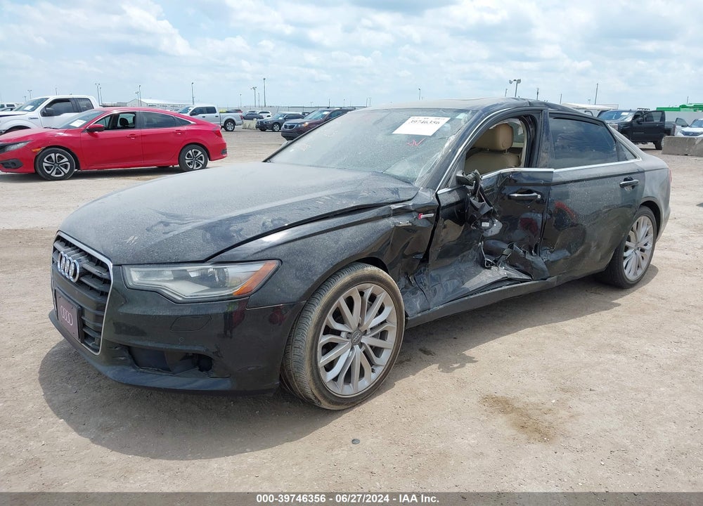 2014 AUDI A6 3.0T PREMIUM PLUS VIN: WAUFGAFC4EN027352
