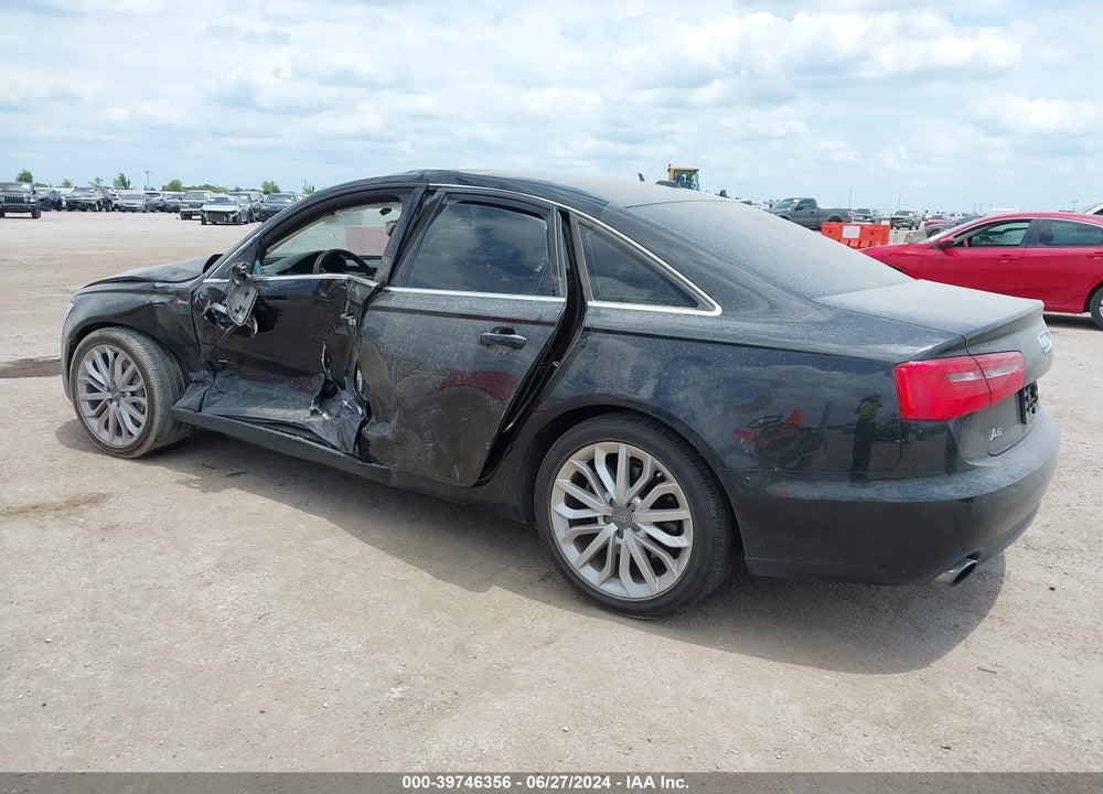 2014 AUDI A6 3.0T PREMIUM PLUS VIN: WAUFGAFC4EN027352