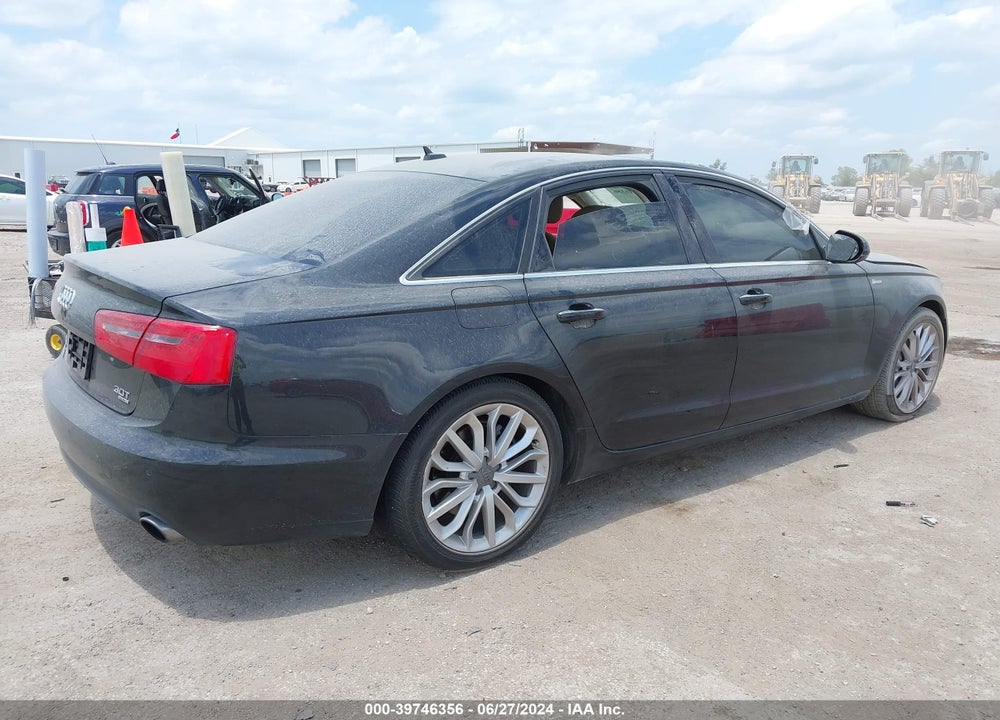2014 AUDI A6 3.0T PREMIUM PLUS VIN: WAUFGAFC4EN027352