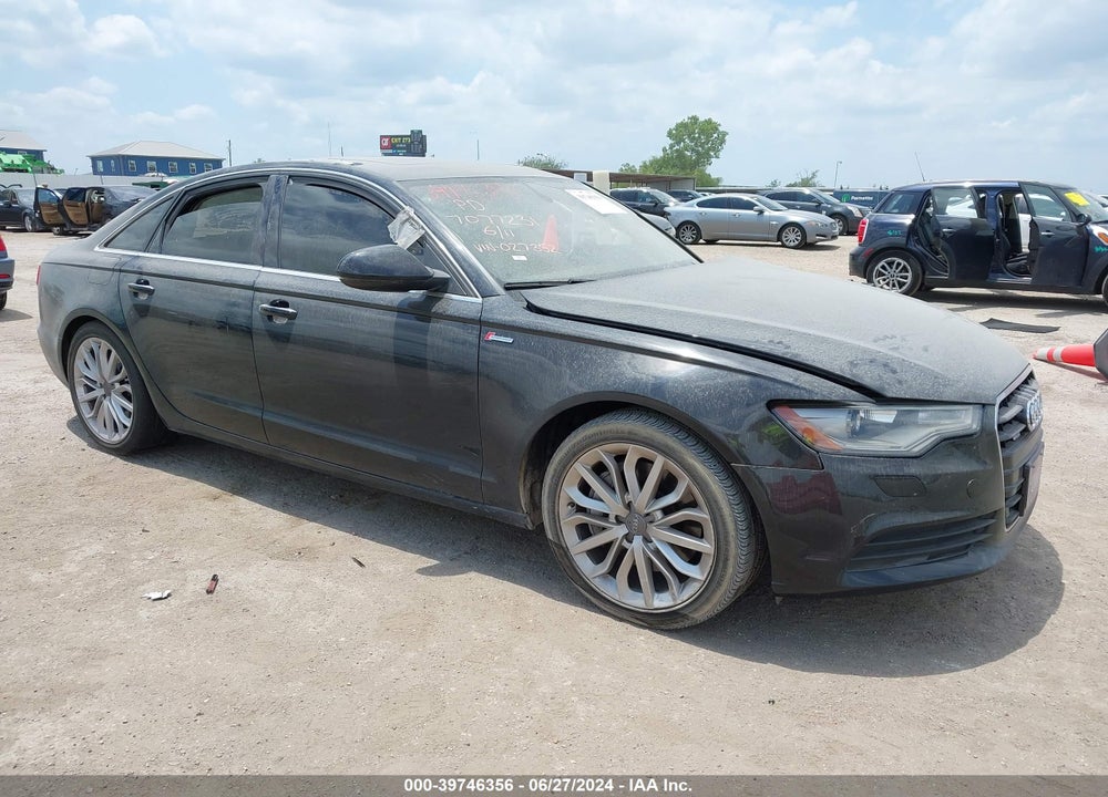 2014 AUDI A6 3.0T PREMIUM PLUS VIN: WAUFGAFC4EN027352