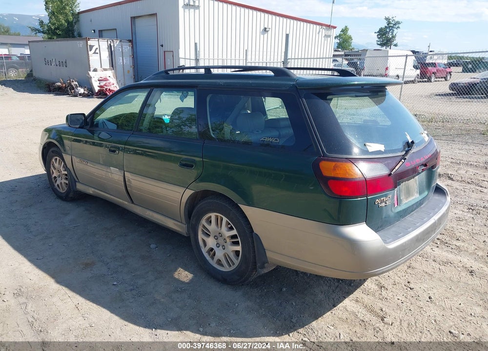 2002 SUBARU OUTBACK H6-3.0 L.L. BEAN EDITION VIN: 4S3BH806027642426