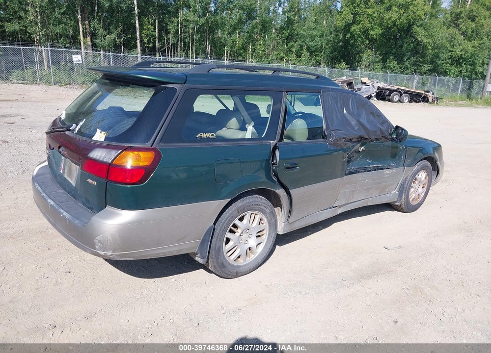 2002 SUBARU OUTBACK H6-3.0 L.L. BEAN EDITION VIN: 4S3BH806027642426