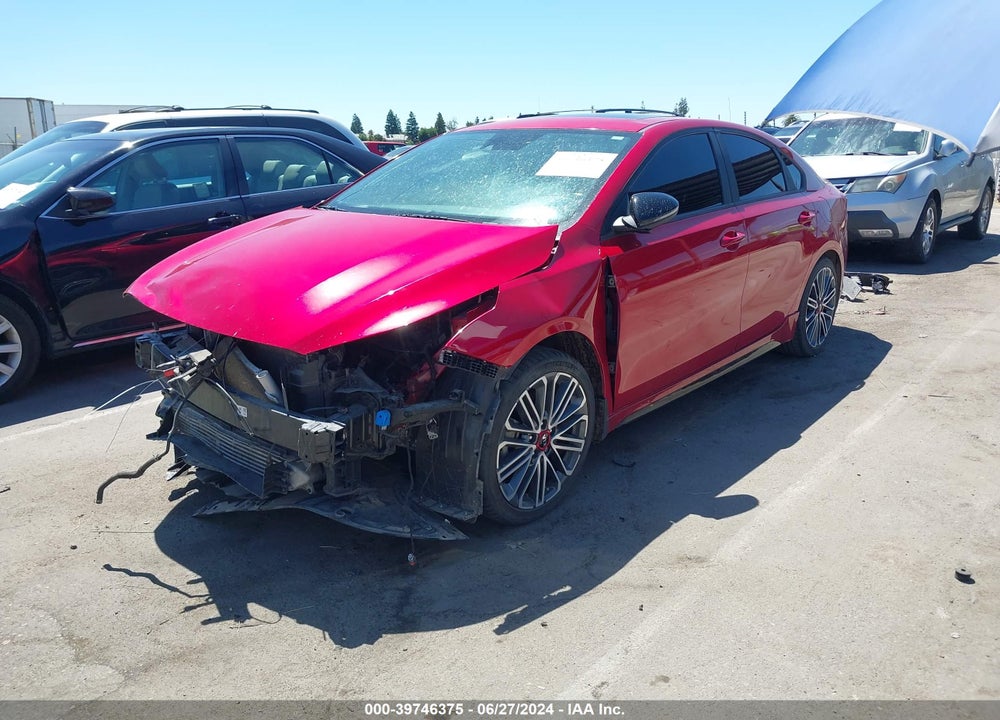 2021 KIA FORTE GT MANUAL VIN: 3KPF44AC0ME371879