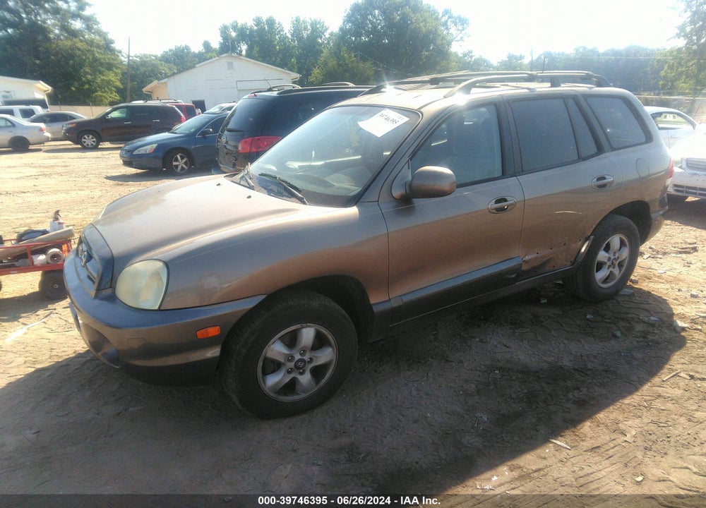 2006 HYUNDAI SANTA FE GLS VIN: KM8SC13D56U036512