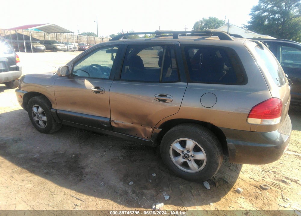 2006 HYUNDAI SANTA FE GLS VIN: KM8SC13D56U036512