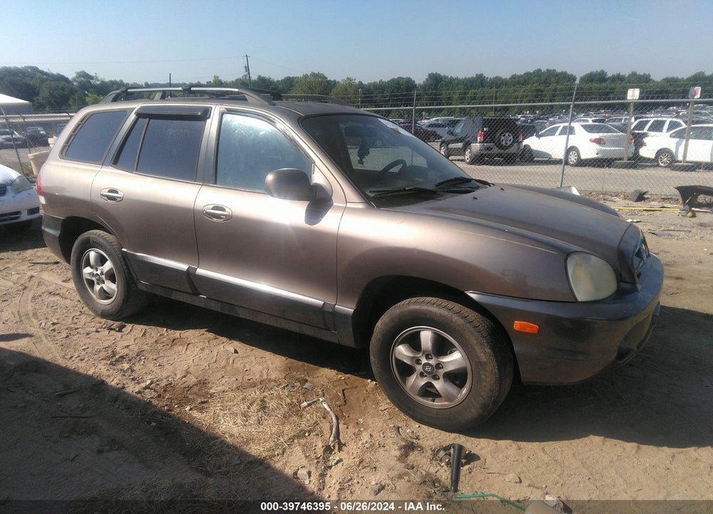 2006 HYUNDAI SANTA FE GLS VIN: KM8SC13D56U036512
