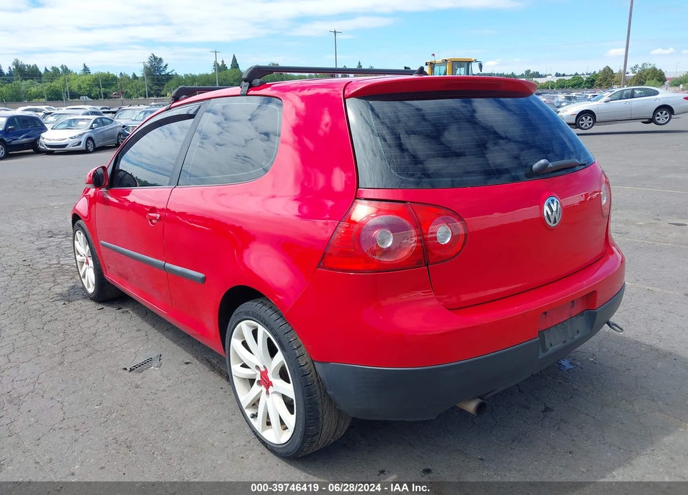 2007 VOLKSWAGEN RABBIT 2-DOOR VIN: WVWAR71K87W034939
