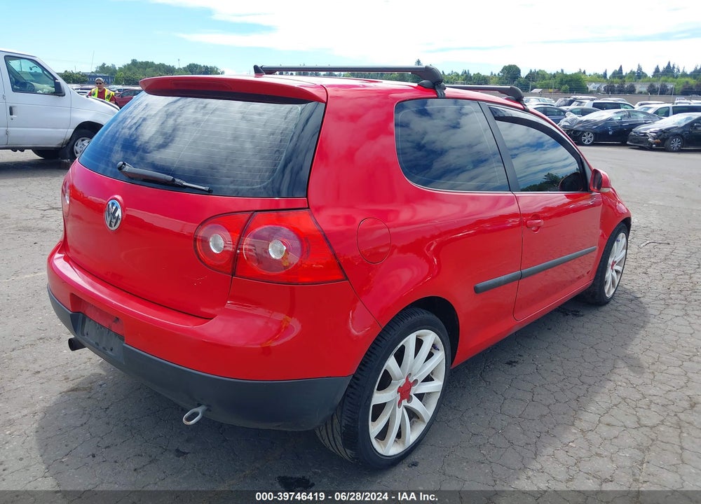 2007 VOLKSWAGEN RABBIT 2-DOOR VIN: WVWAR71K87W034939