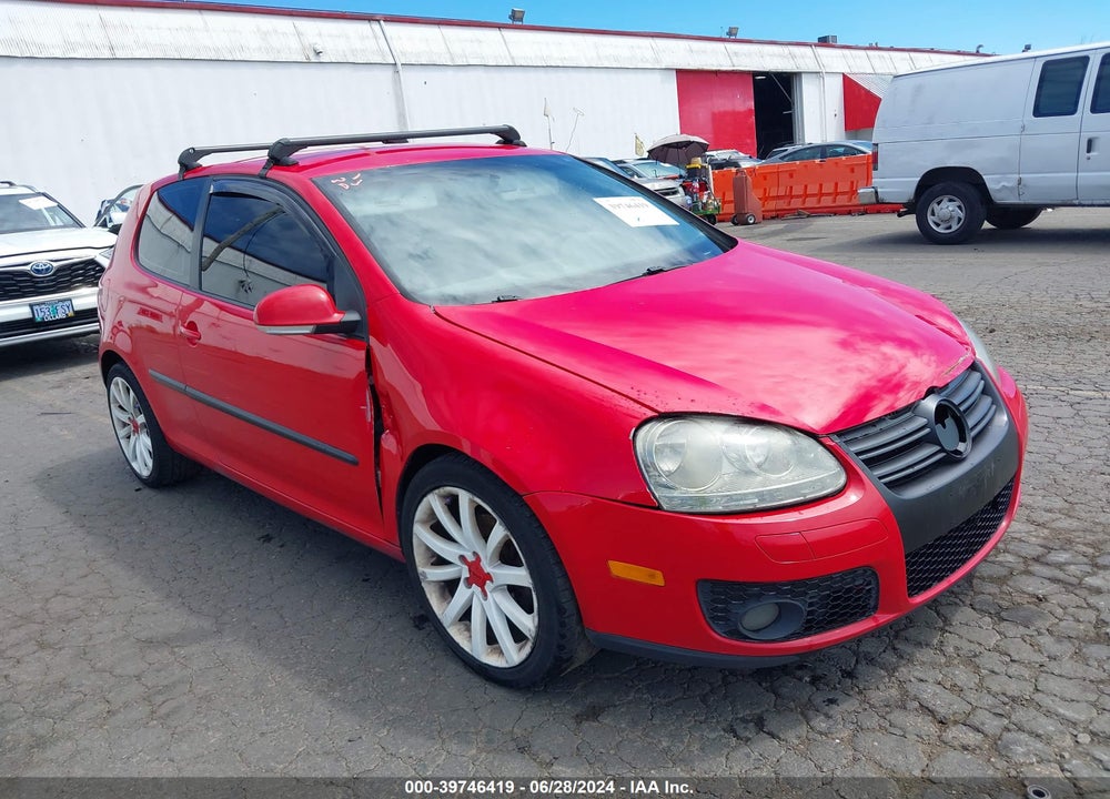 2007 VOLKSWAGEN RABBIT 2-DOOR VIN: WVWAR71K87W034939