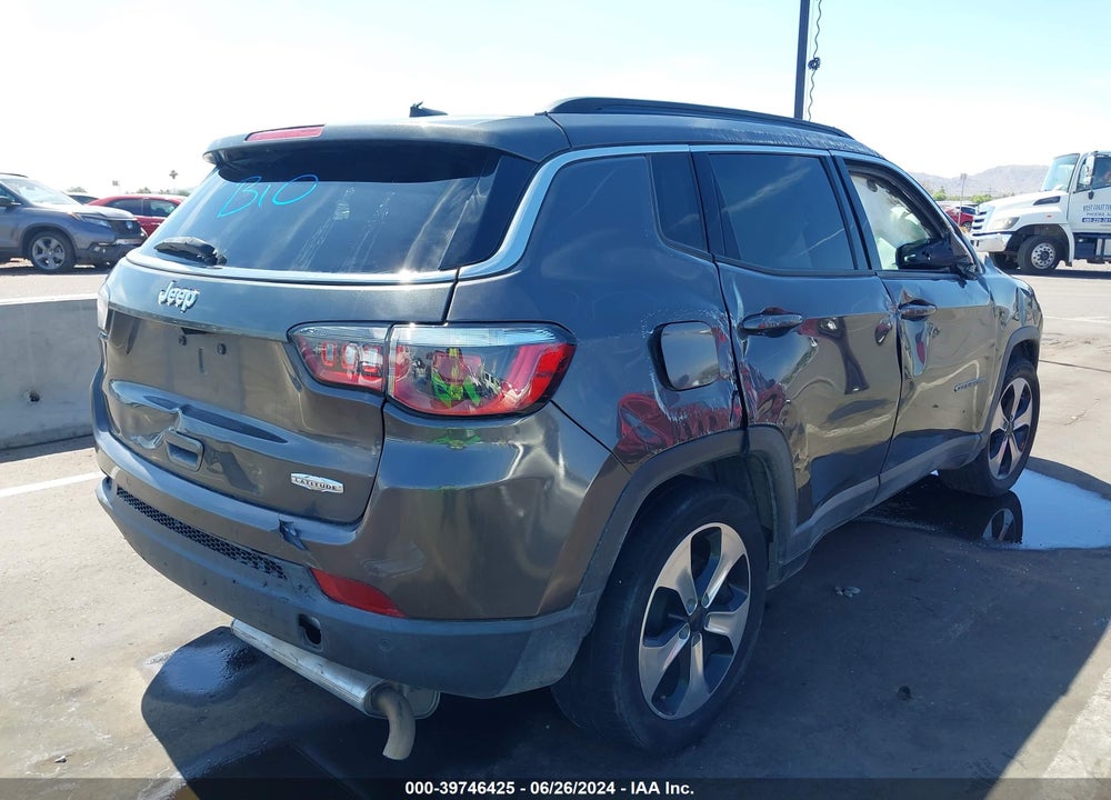 2018 JEEP COMPASS LATITUDE FWD VIN: 3C4NJCBB6JT165591