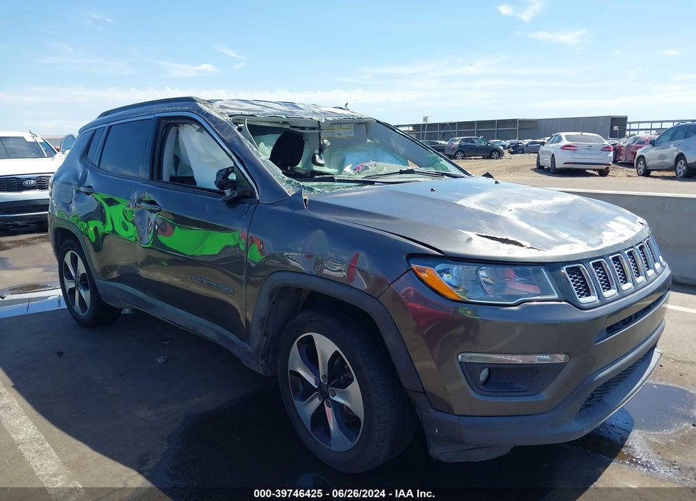 2018 JEEP COMPASS LATITUDE FWD VIN: 3C4NJCBB6JT165591