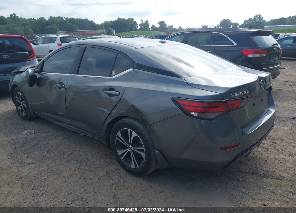 2021 NISSAN SENTRA SV XTRONIC CVT VIN: 3N1AB8CV1MY258823