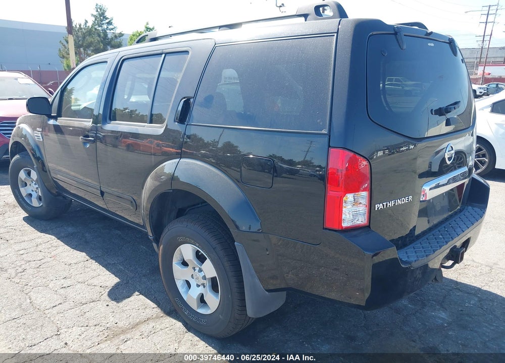 2007 NISSAN PATHFINDER S VIN: 5N1AR18U37C615282