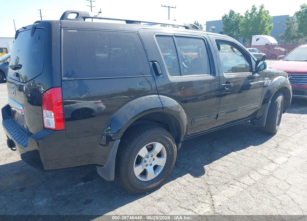 2007 NISSAN PATHFINDER S VIN: 5N1AR18U37C615282