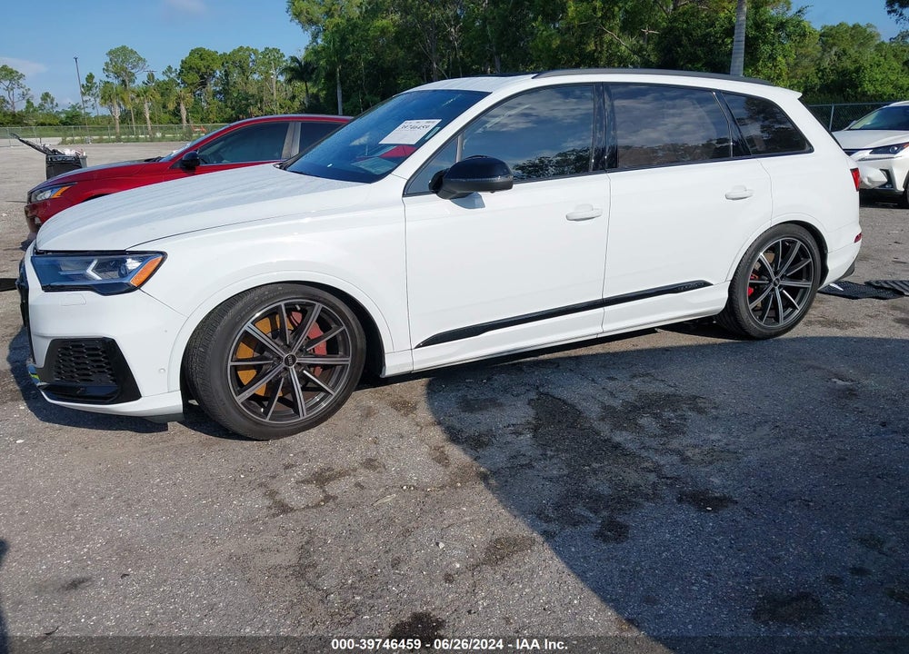 2022 AUDI SQ7 PRESTIGE TFSI QUATTRO TIPTRONIC VIN: WA1VWBF74ND019567